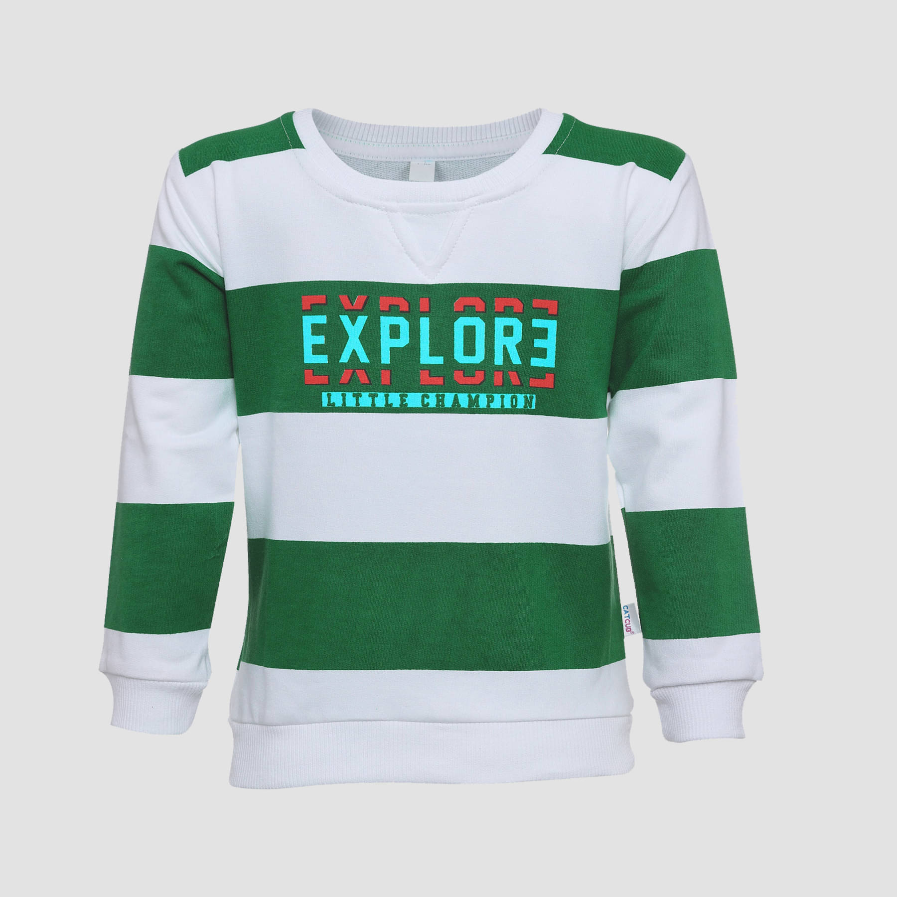     			CATCUB Pack of 1 Boys Cotton Blend Sweatshirt ( Multi )