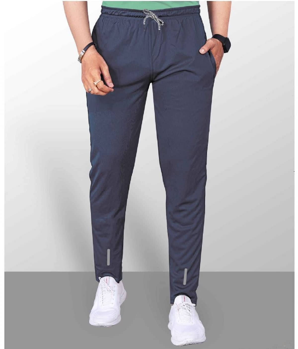 Gazal Fashions - Grey Polyester Men's Trackpants ( Pack of 1 ) - Track Pants | Buy online on ZillyBuy
