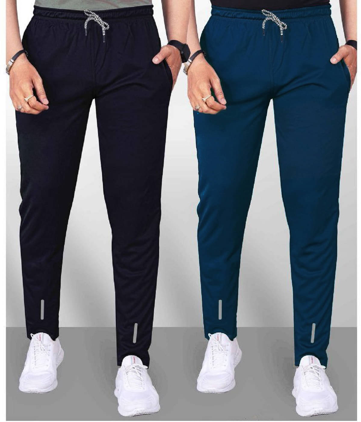     			Gazal Fashions - Multicolor Polyester Men's Trackpants ( Pack of 2 )