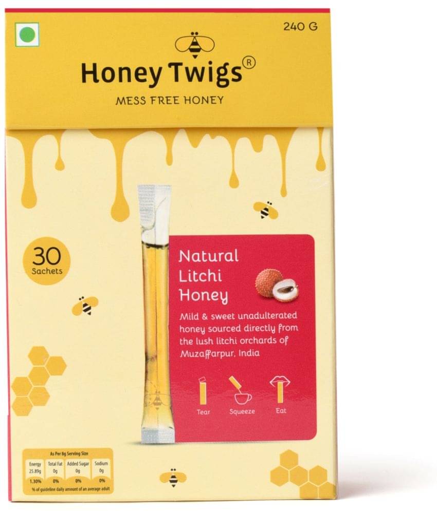     			HONEY TWIGS Honey Litchi Honey 240 g