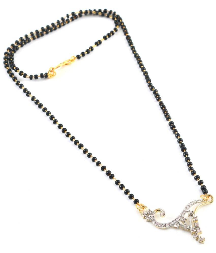 Jewar Mandi - Golden Mangalsutra ( Pack of 1 )