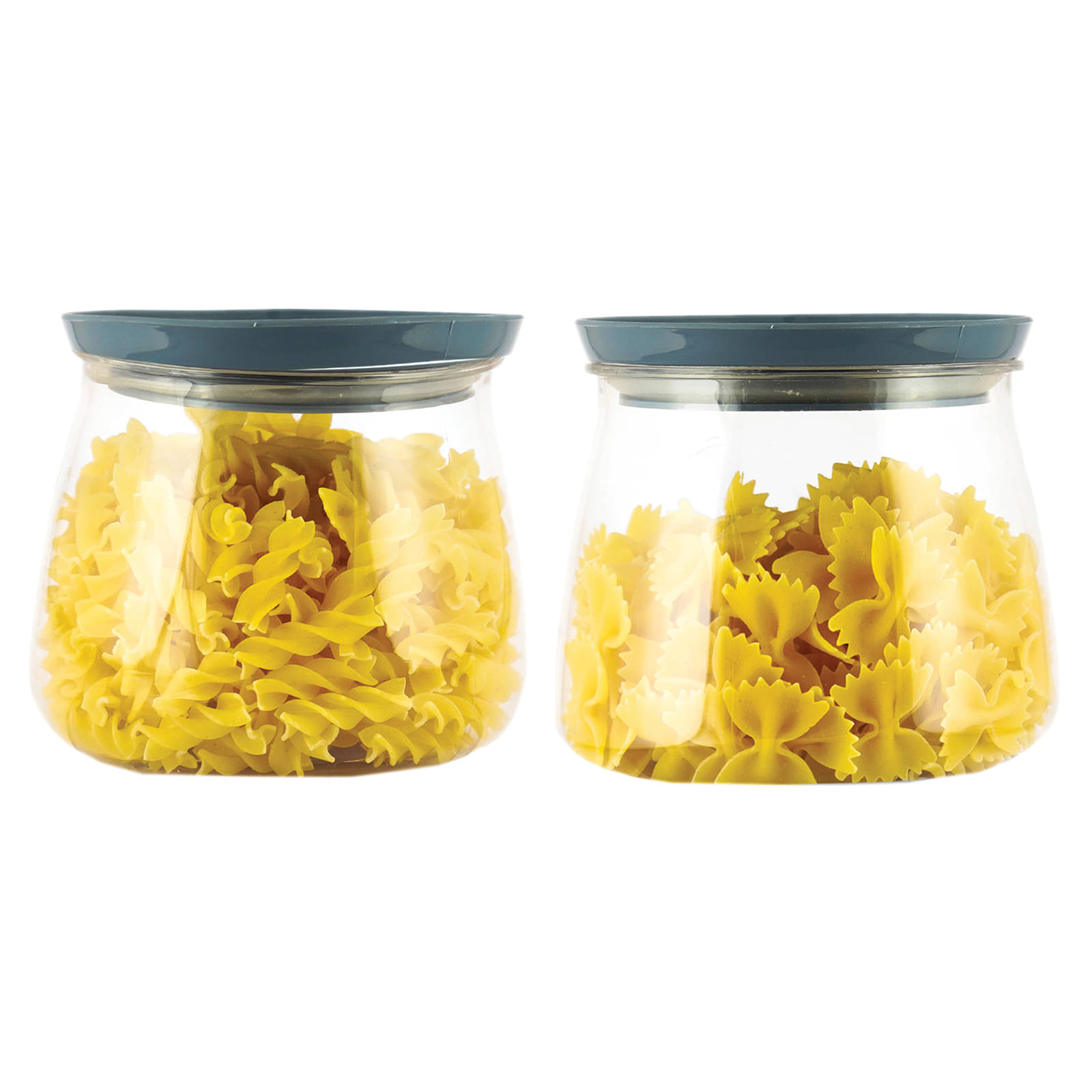     			PearlPet - Grey Plastic Spice Container ( Set of 2 ) - 900 ml
