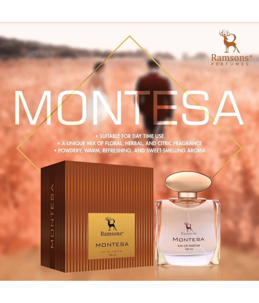 Ramsons - MONTESA Eau De Parfum Perfume For Men Long Lasting Premium Perfume 100 ml (Pack of 1)