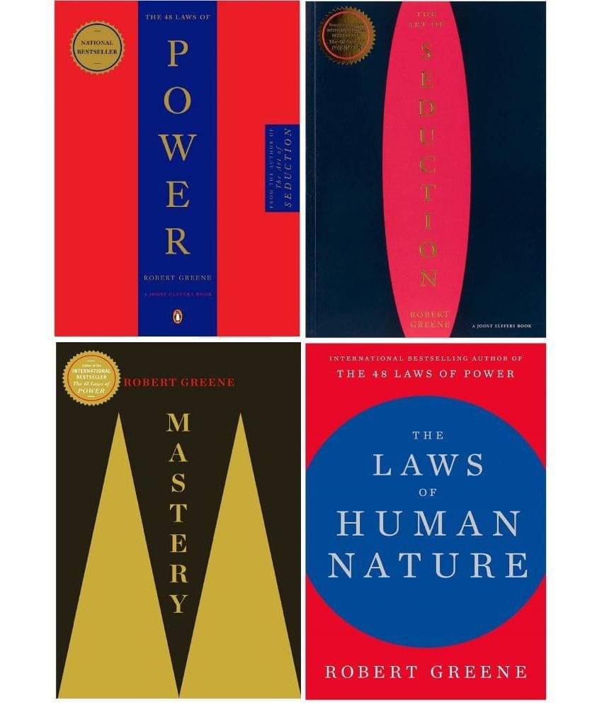     			Robert Greene 4 Books Set: 48 Laws, Seduction, Mastery & Laws of Human Nature