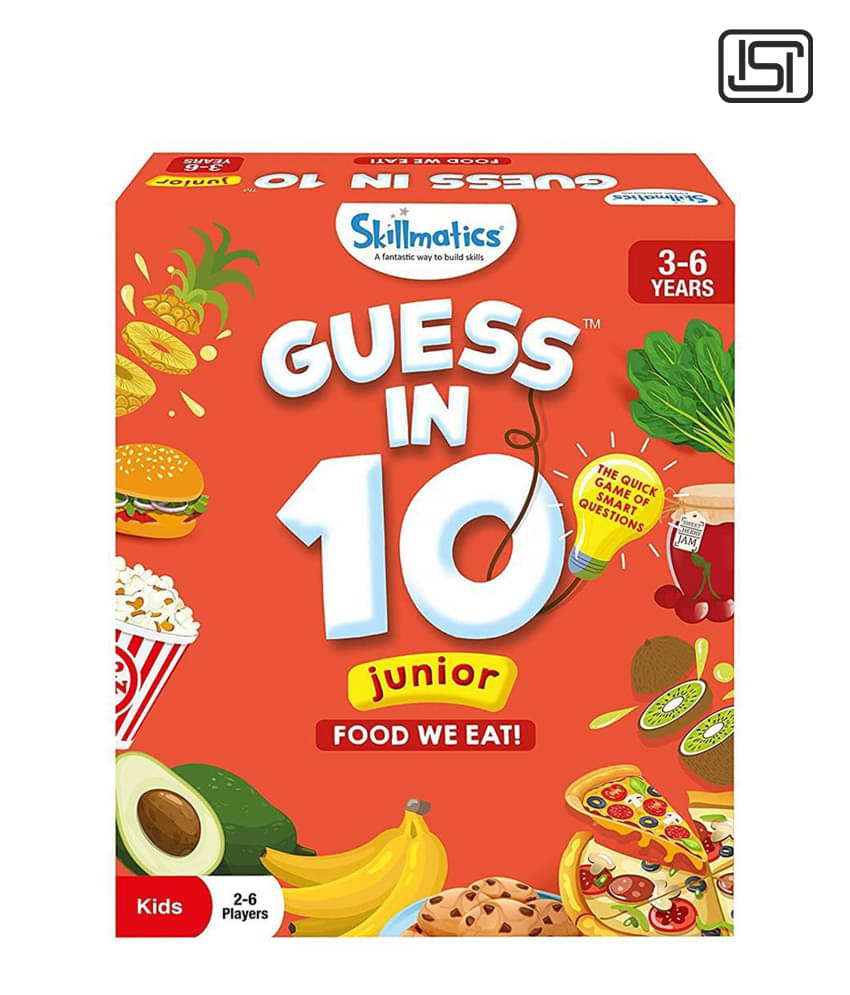     			Skillmatics Card Game : Guess in 10 Junior Food We Eat! | Gifts, Super Fun & Educational for Ages 3-6
