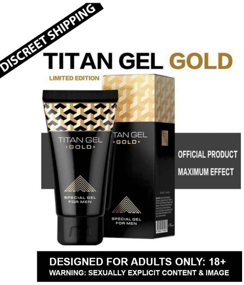 Titan Gel Gold 50 ml for Men African Size Penis Enlargement By KaamYog