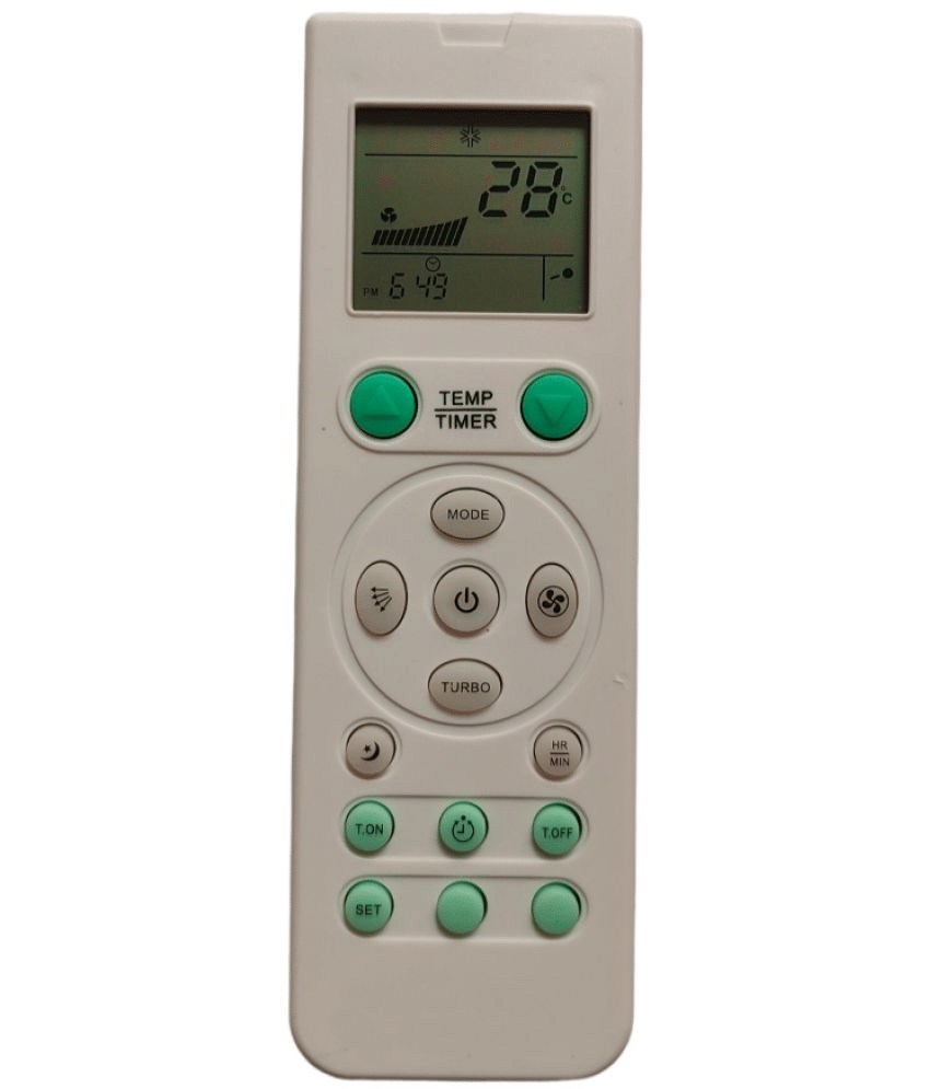     			Upix Compatible Voltas AC Remote No. 102 (No Backlight) (Not Supported for Window AC)