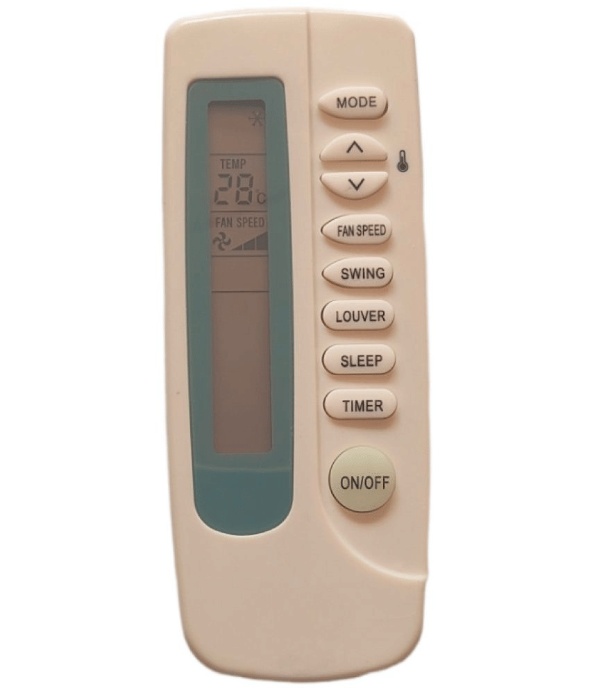     			Upix Compatible Azure AC Remote No. 66 (No Backlight)