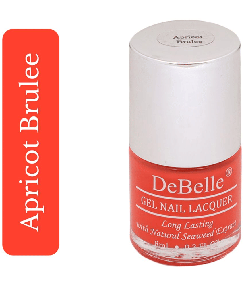 DeBelle Gel Orange Nail Lacquer Apricot Brulee (Dusty Orange) , 8ml