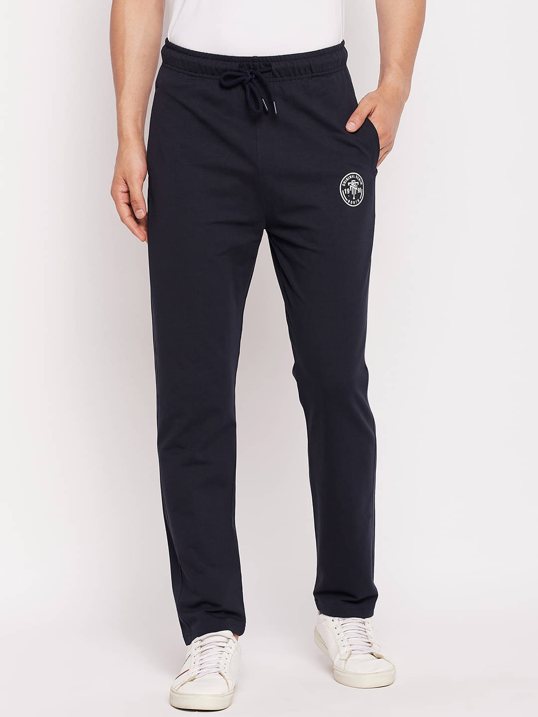     			98 Degree North - Navy Cotton Men's Trackpants ( Pack of 1 )
