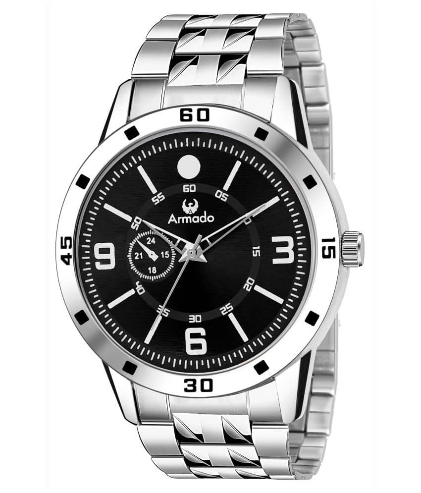 Armado 2510-BLACK Stainless Steel Analog Men's Watch