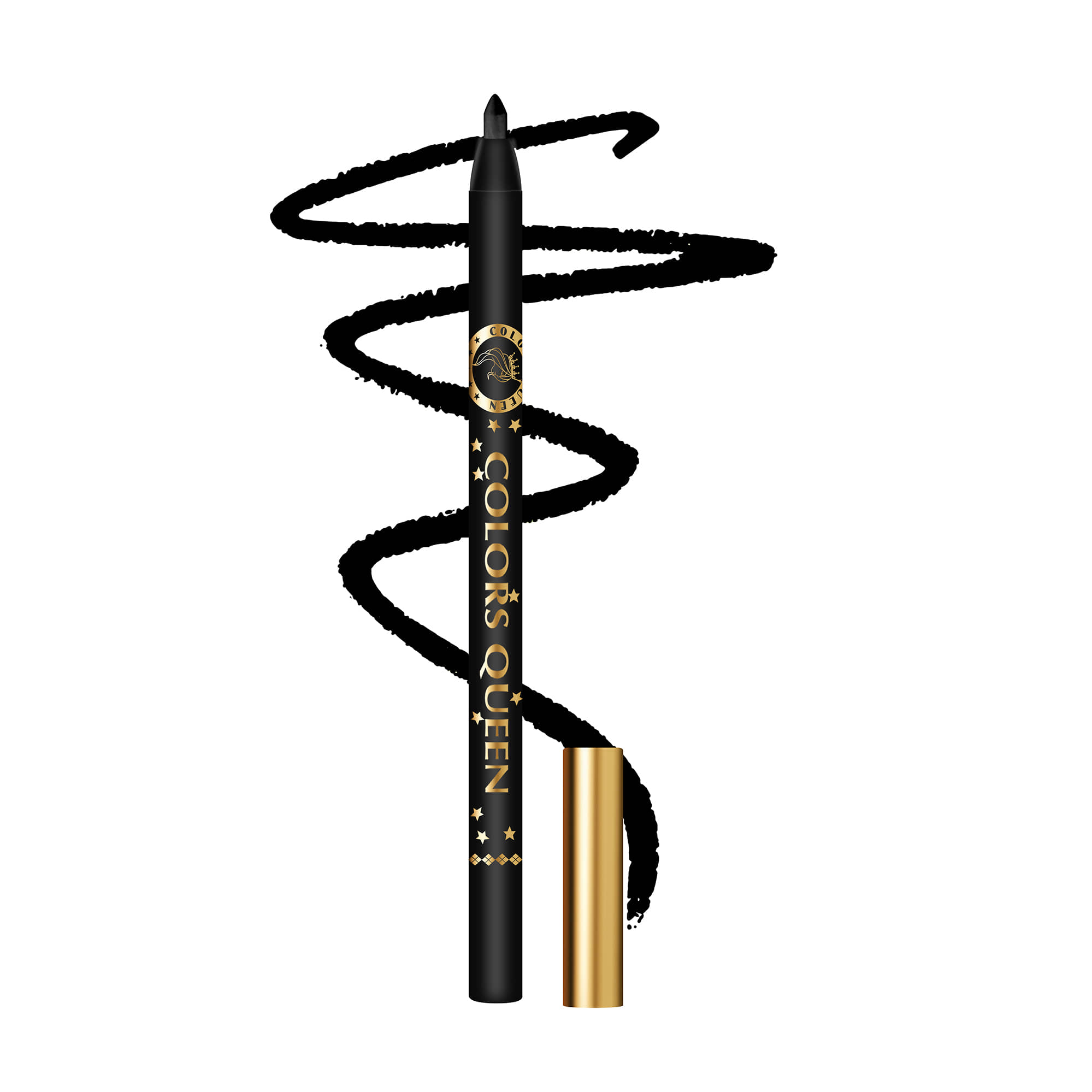 Colors Queen High Intensity Long lasting and Waterproof Kajal Black - Pack of 1 - Makeup - Eyes | Buy online on ZillyBuy