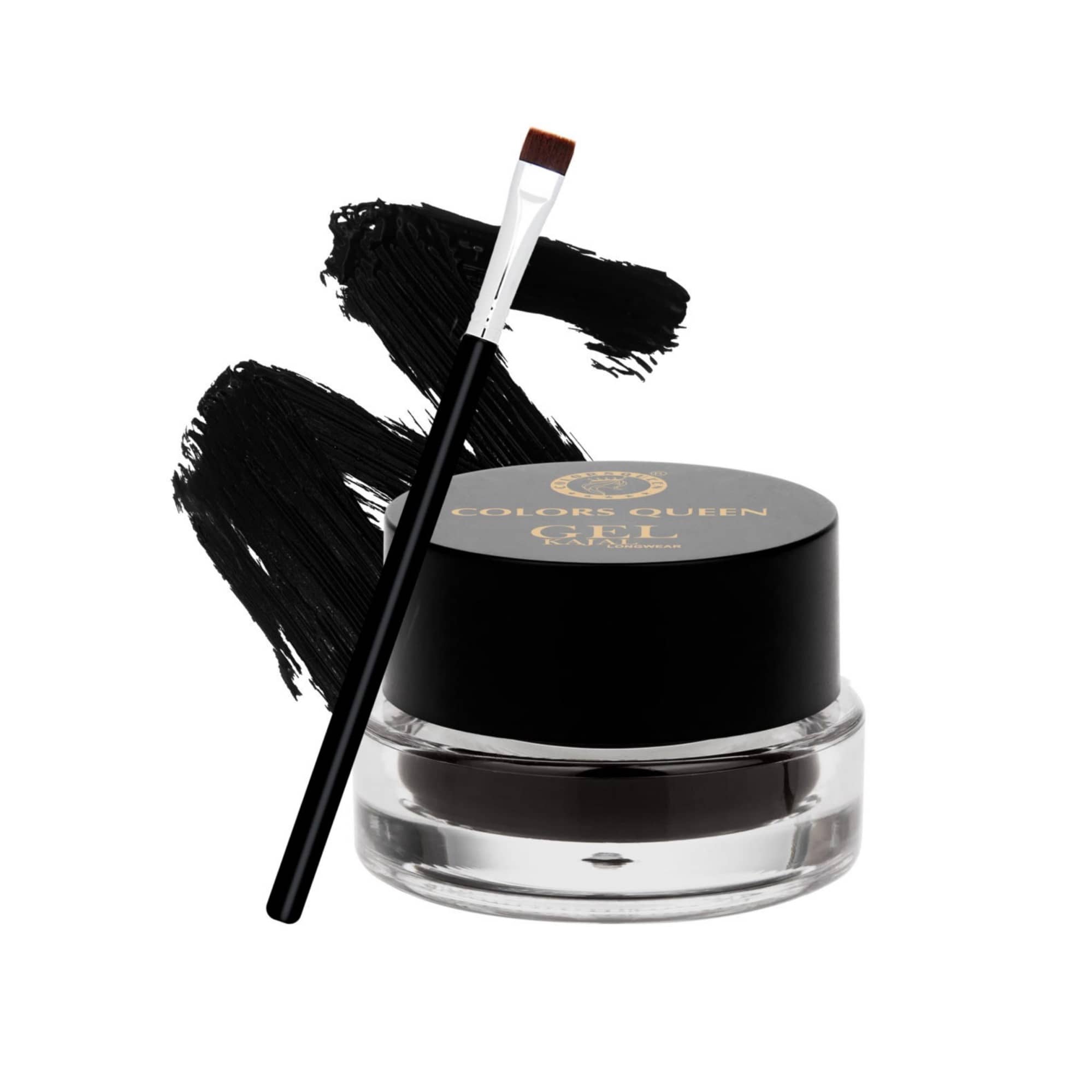 Colors Queen Elegant Gel Kajal Jet Black Kajal 4g - Pack of 1 - Makeup - Eyes | Buy online on ZillyBuy