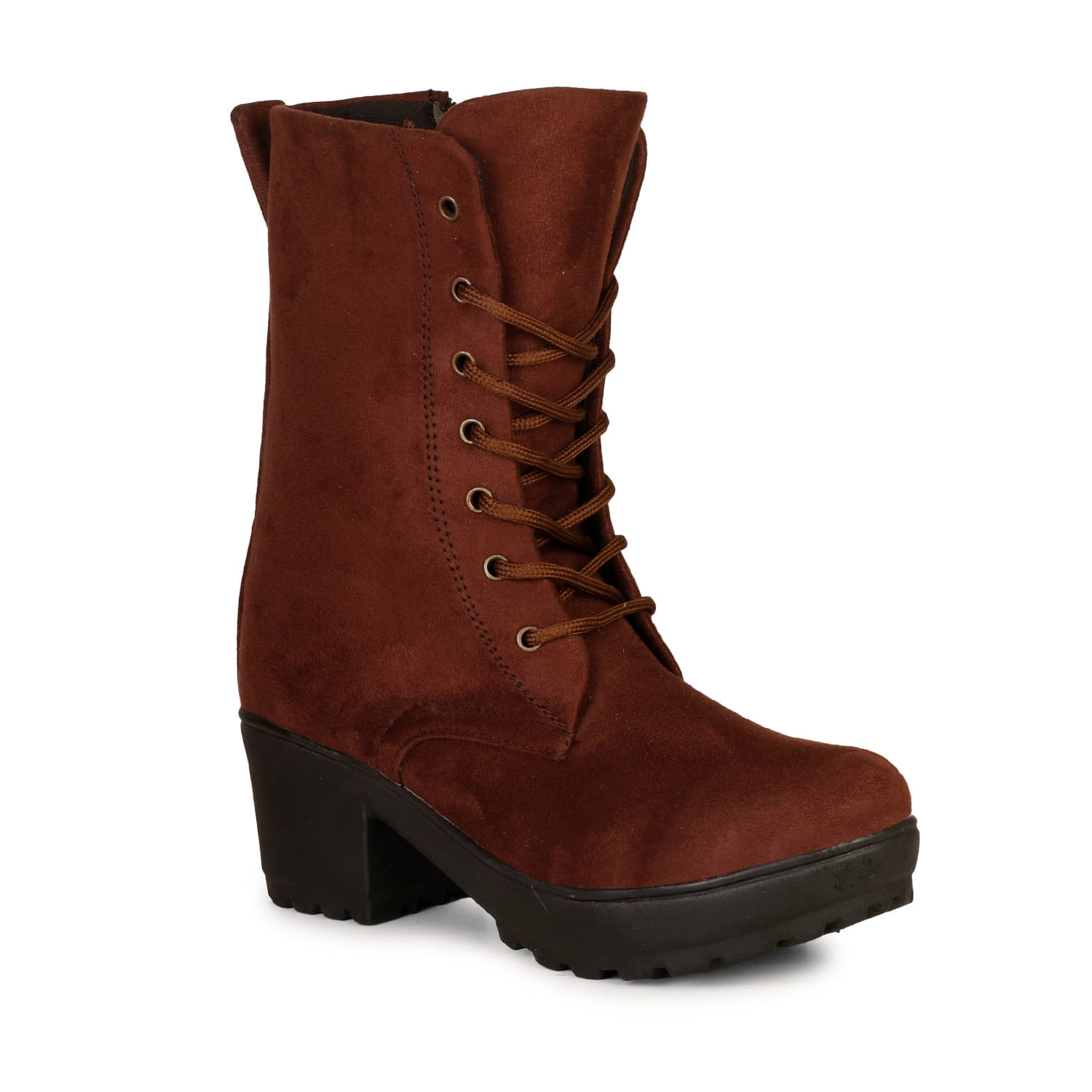     			Commander - Brown Women's Mid Calf Length Boots