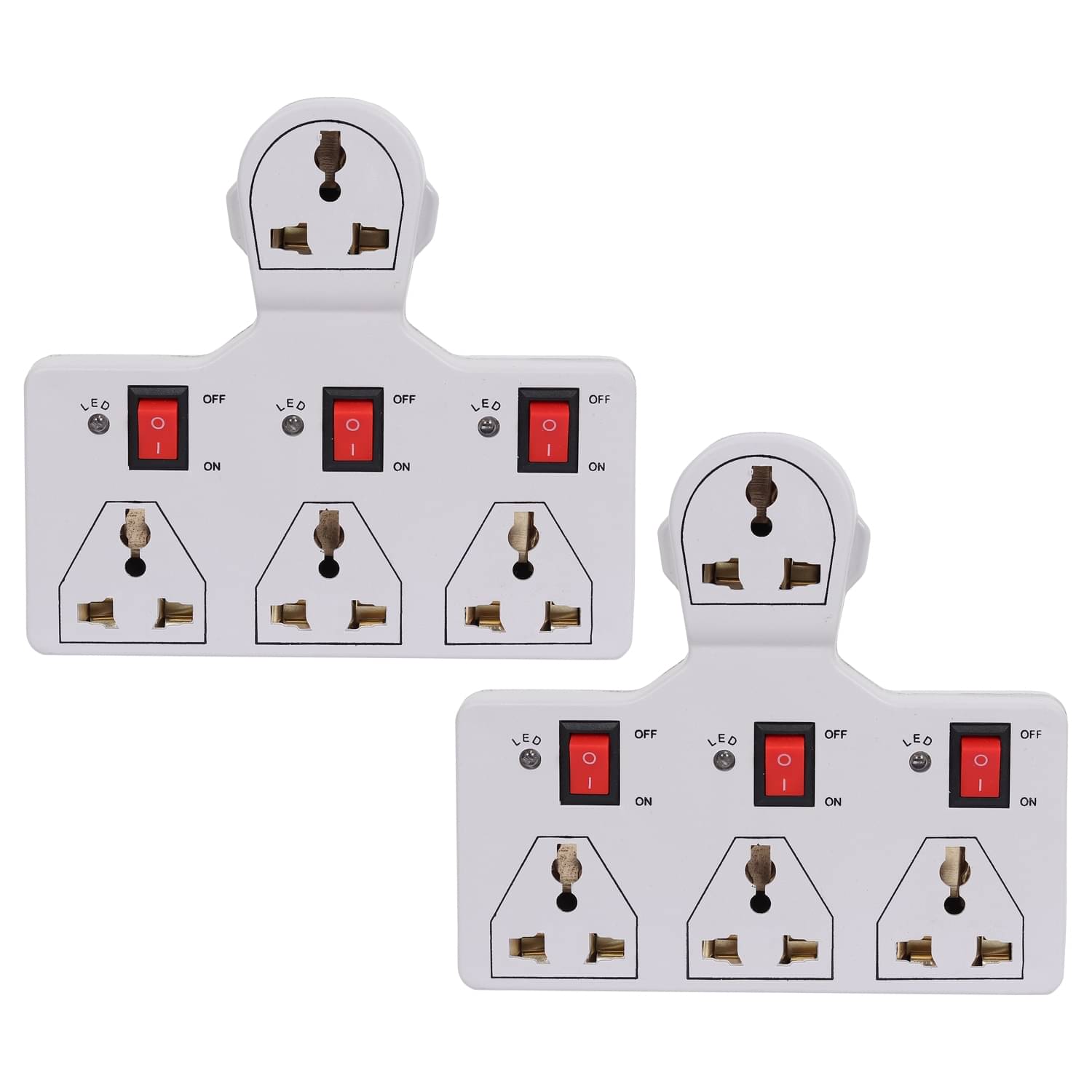     			DIGIWAY 4 Socket Extension Board Multi Plug (Pack of 2)