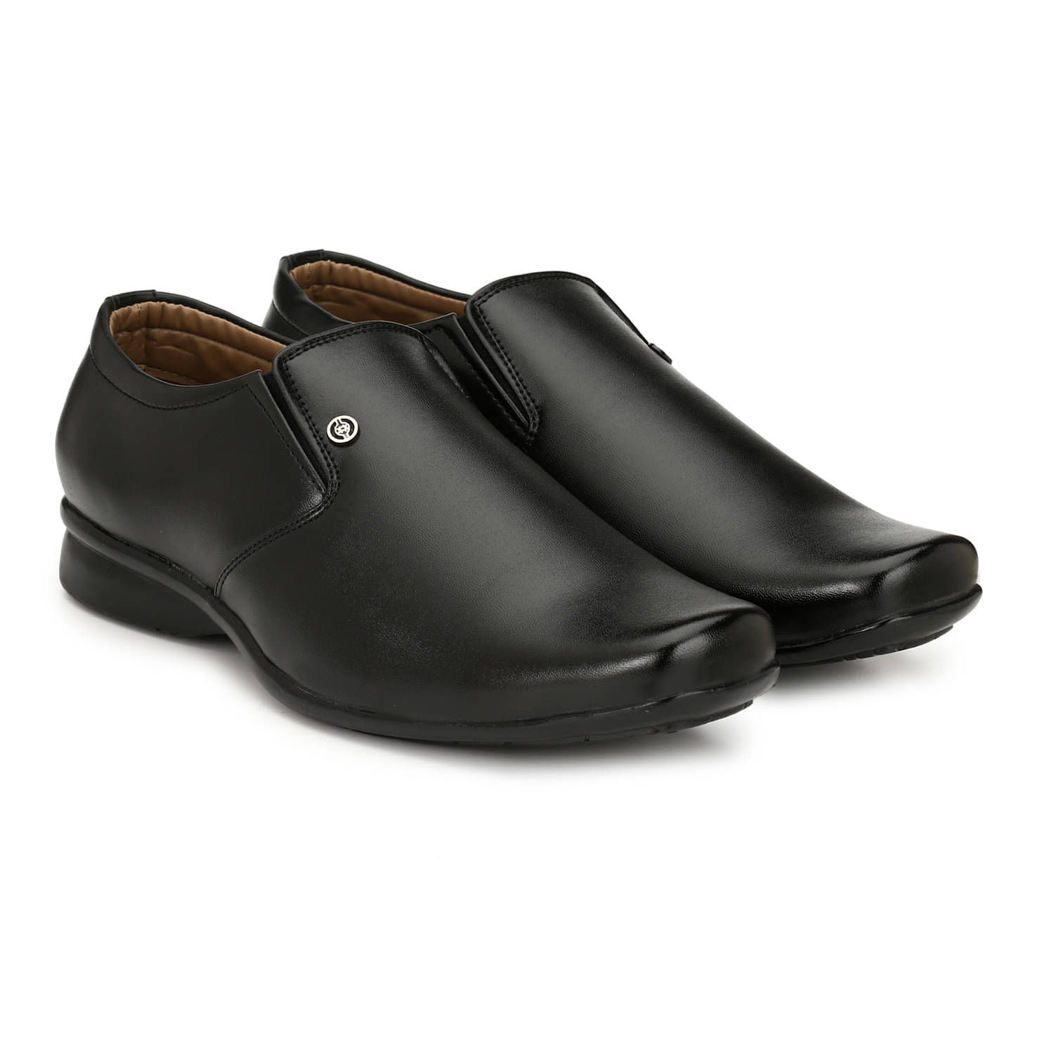     			John Karsun - Black Men's Slip On Formal Shoes