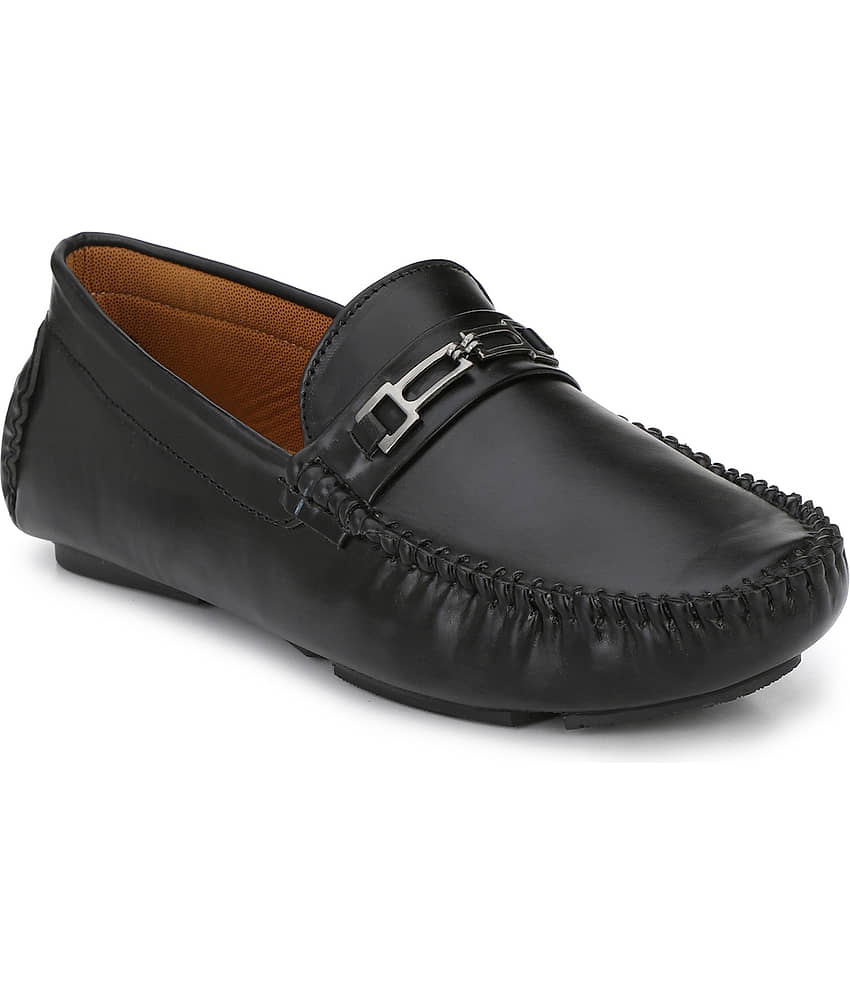 John Karsun - Black Men's Slip on - Formal Shoes | Buy online on ZillyBuy