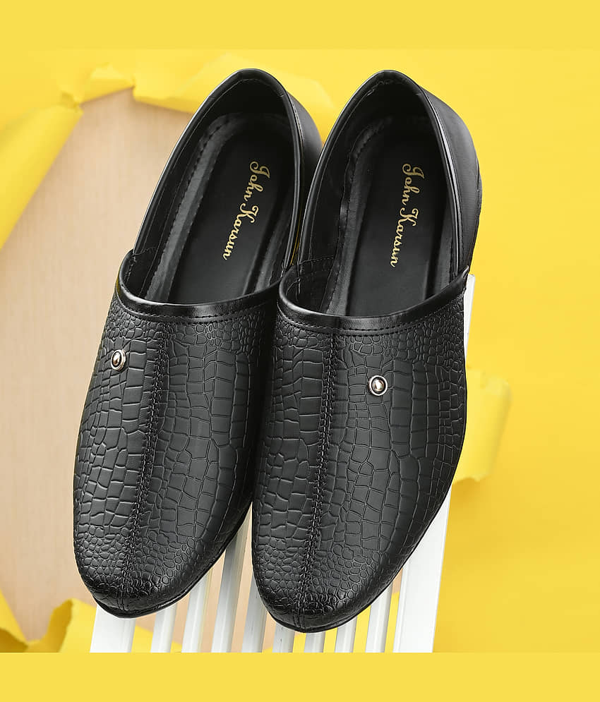 John Karsun - Gray Men's Jutti - Ethnic Shoes | Buy online on ZillyBuy