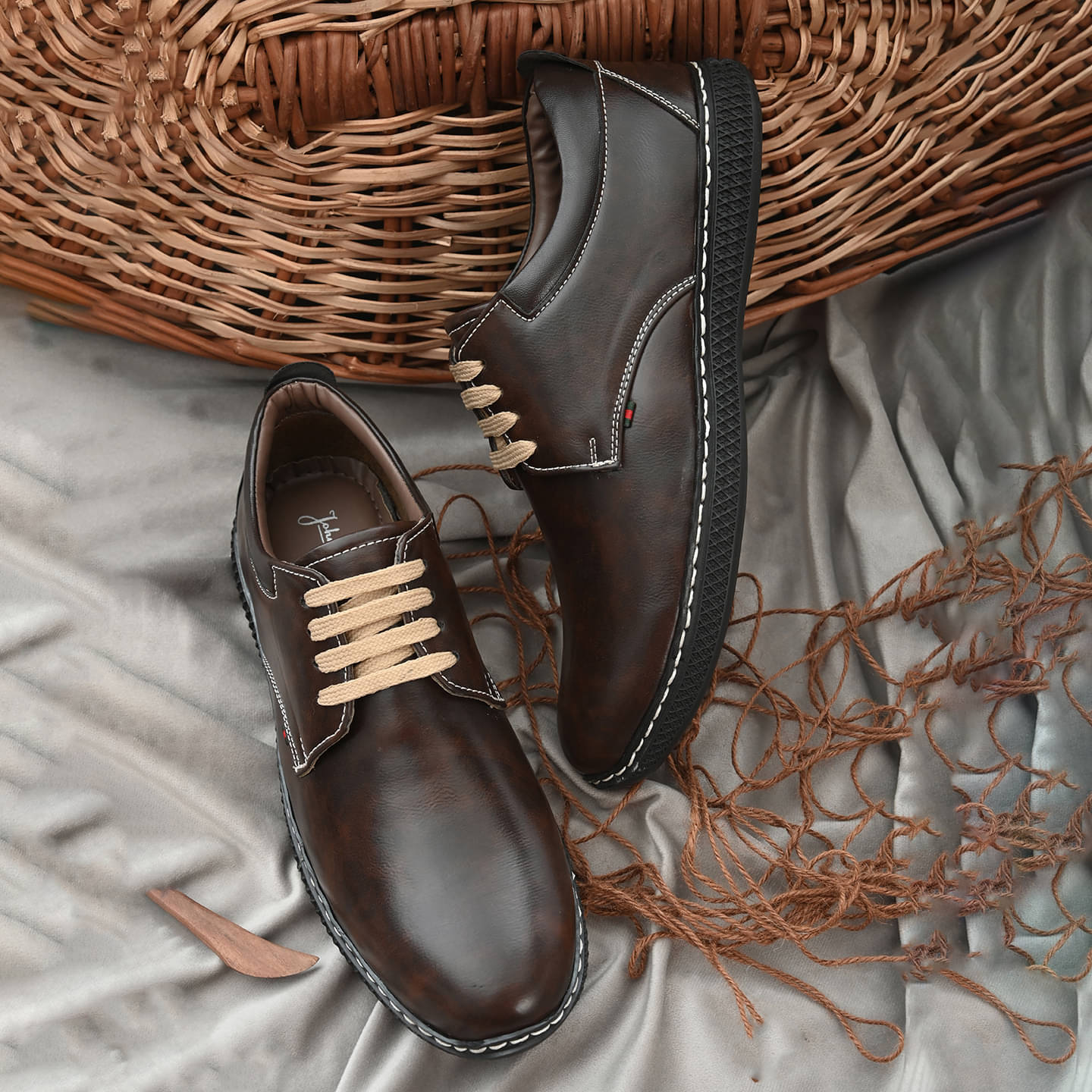     			John Karsun - Brown Men's Boat Shoes