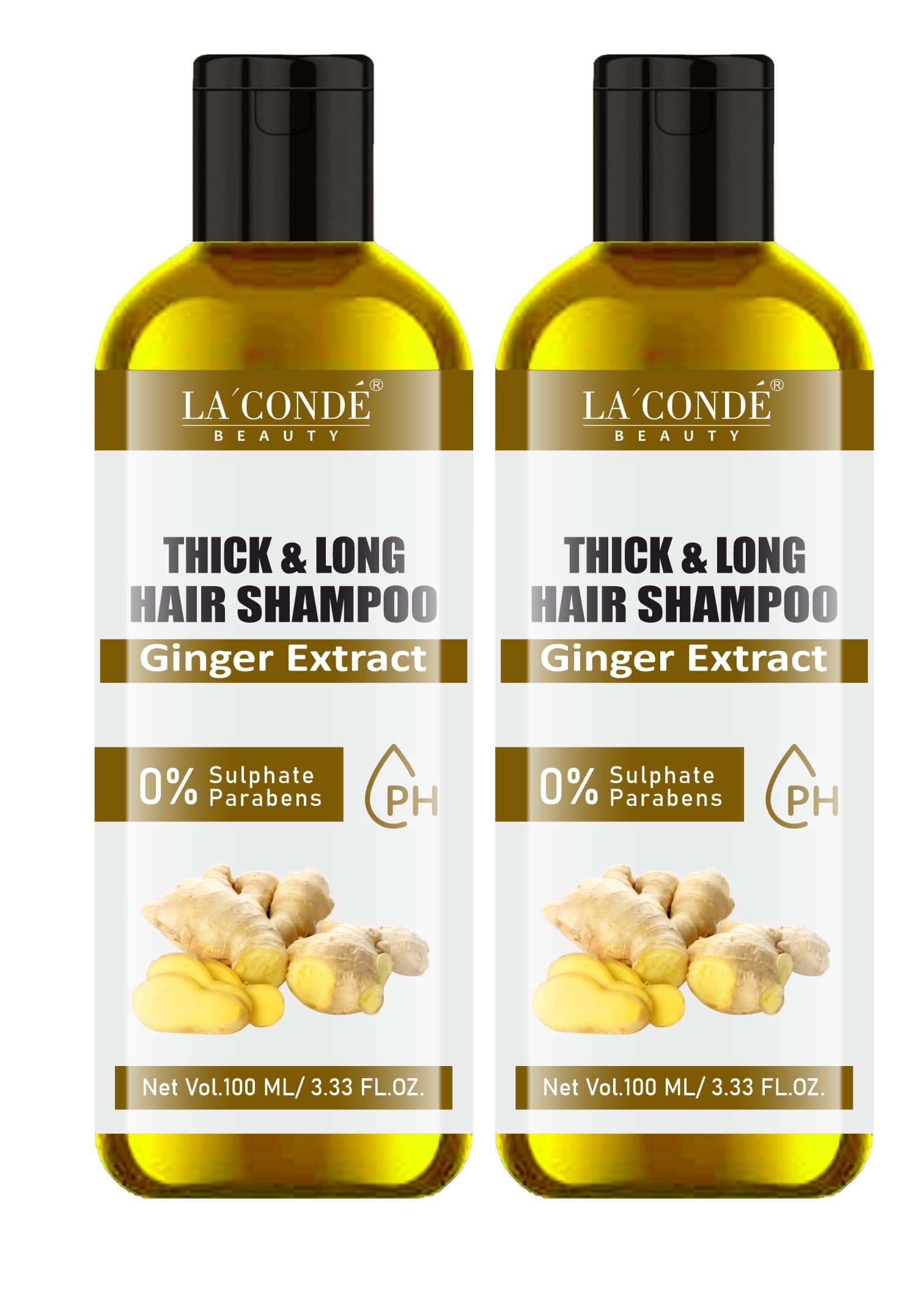 La'Conde - Straightening Shampoo 100 mL ( Pack of 2 )