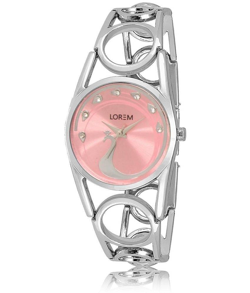     			Lorem - Silver Metal Analog Womens Watch