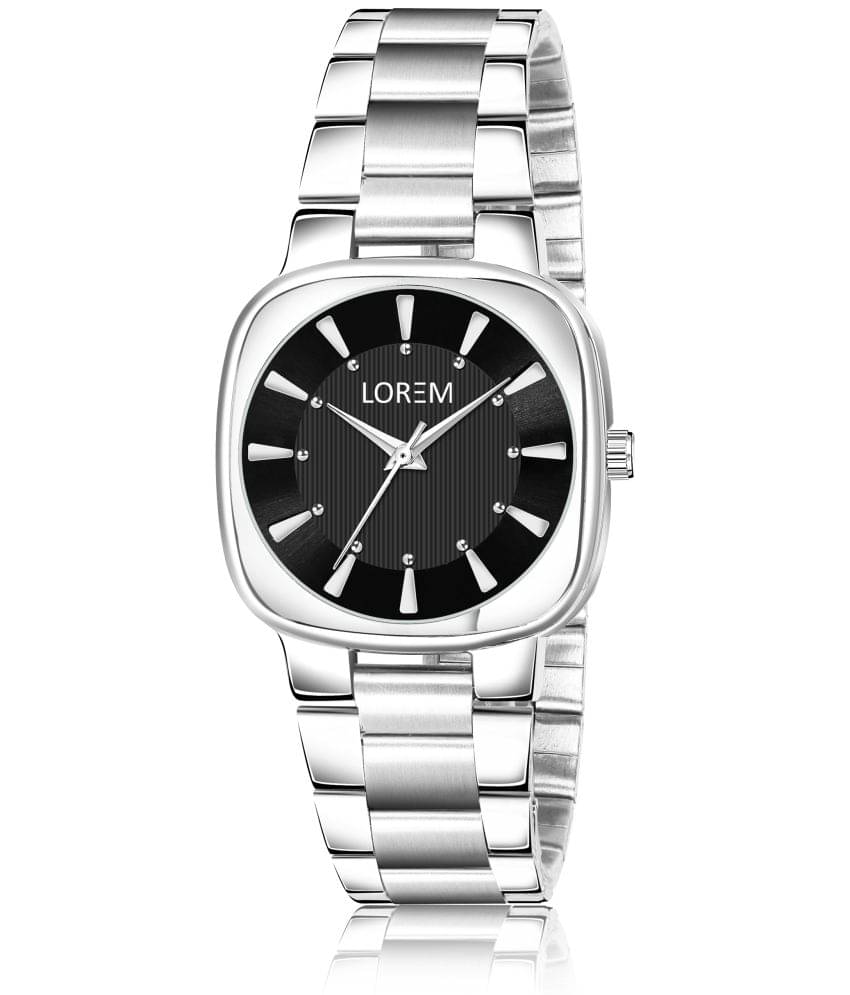     			Lorem - Silver Metal Analog Womens Watch