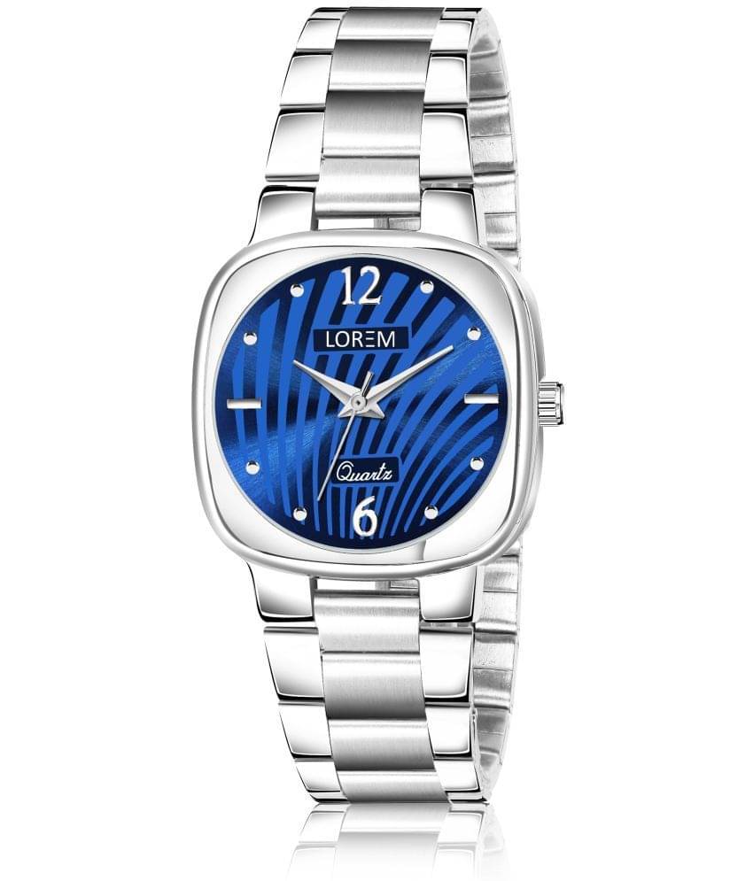     			Lorem - Silver Metal Analog Womens Watch