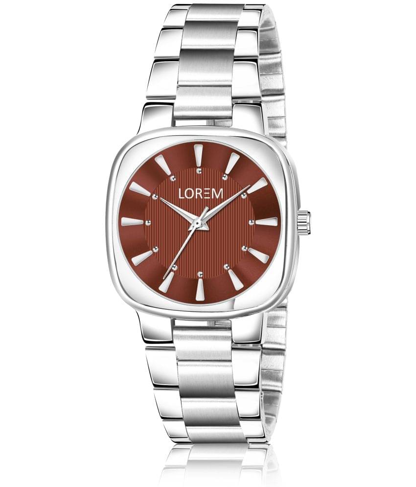     			Lorem - Silver Metal Analog Womens Watch