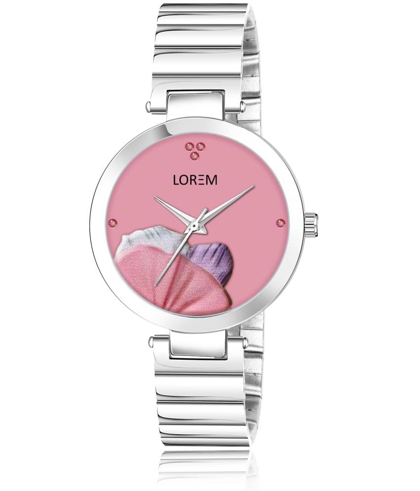     			Lorem - Silver Metal Analog Womens Watch