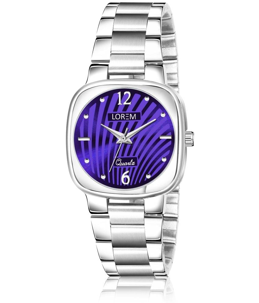     			Lorem - Silver Metal Analog Womens Watch