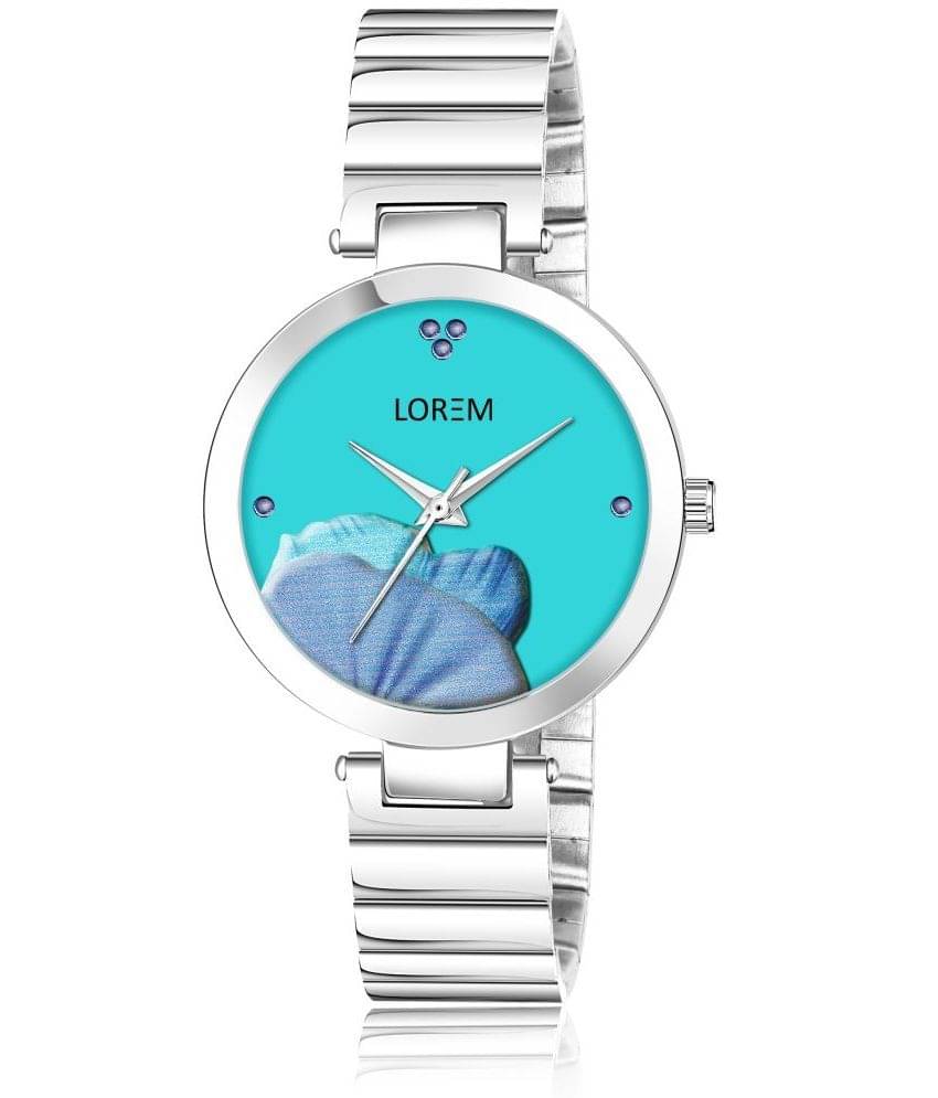     			Lorem - Silver Metal Analog Womens Watch