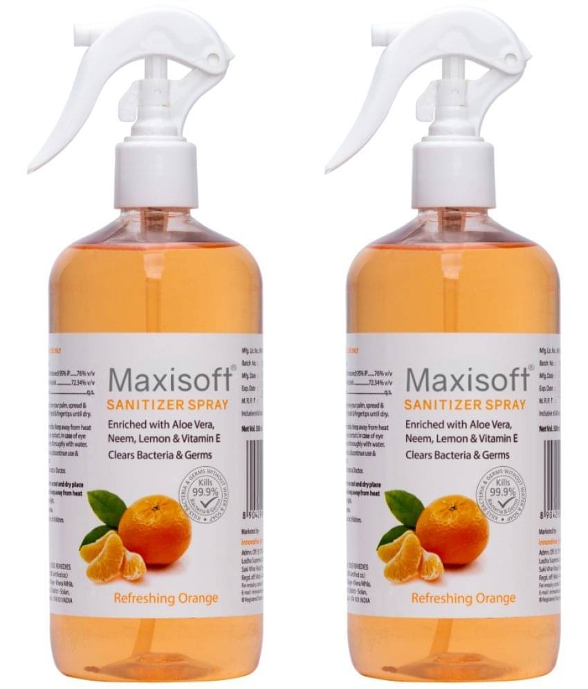     			MAXISOFT - Refreshing Hand Sanitizer 500 mL ( Pack of 2 )