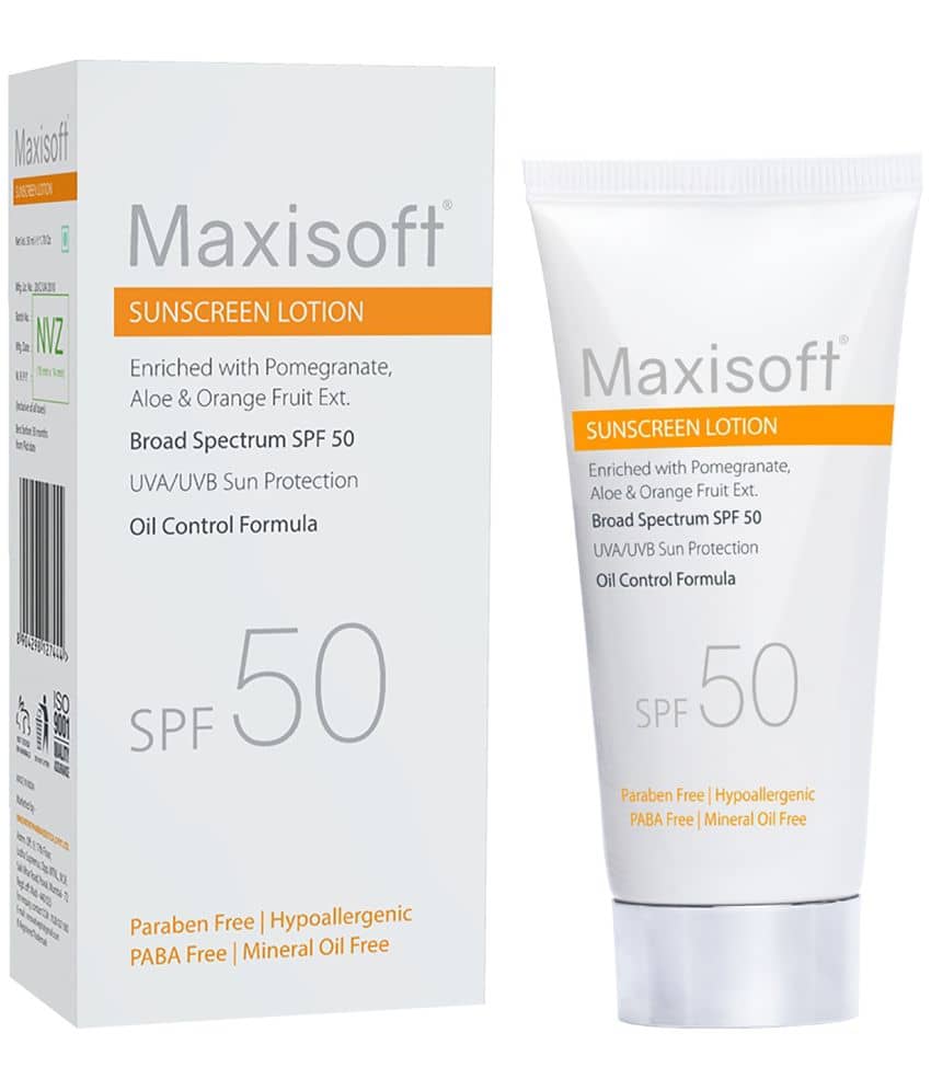 MAXISOFT - SPF 50 Sunscreen Cream For All Skin Type ( Pack of 1 )