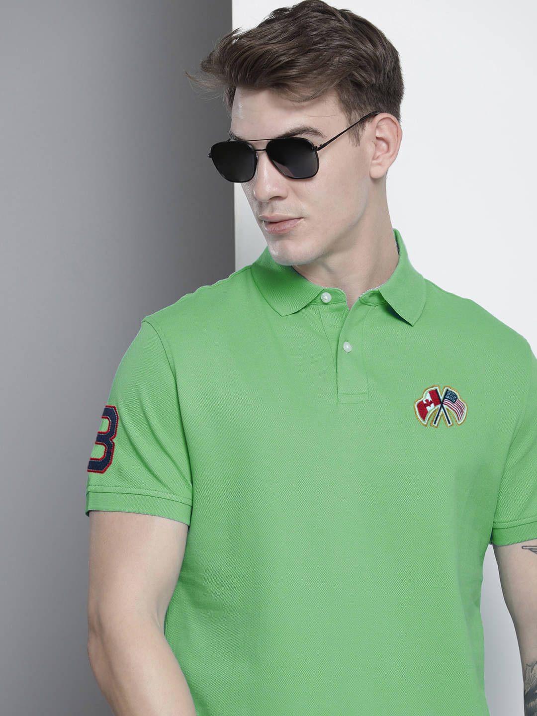 Merriment Pack of 1 Polyester Regular Fit Solid Half Sleeves Men's Polo T Shirt ( Green ) Merriment Pack of 1 Polyester Regular Fit Solid Half Sleeves Men's Polo T Shirt ( Green )