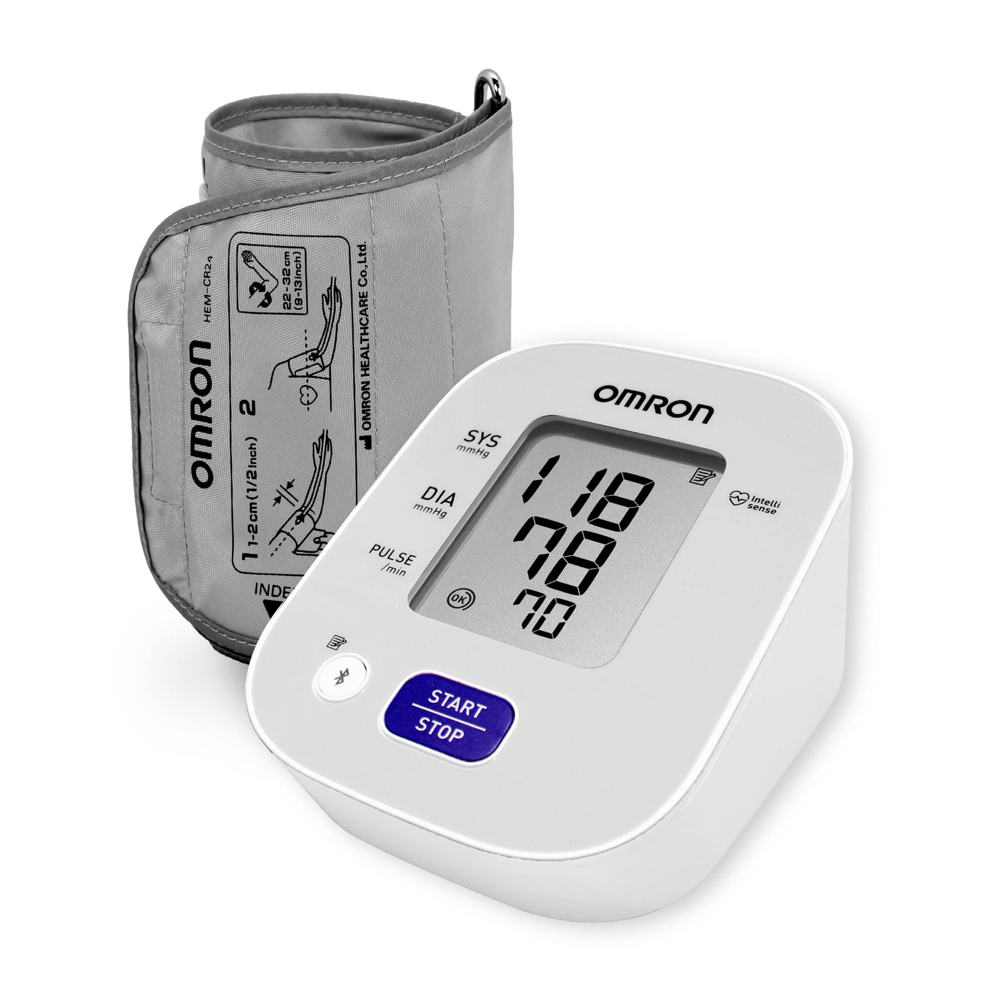     			Omron HEM 7143T1 Digital Bluetooth Blood Pressure Monitor with Cuff Wrapping