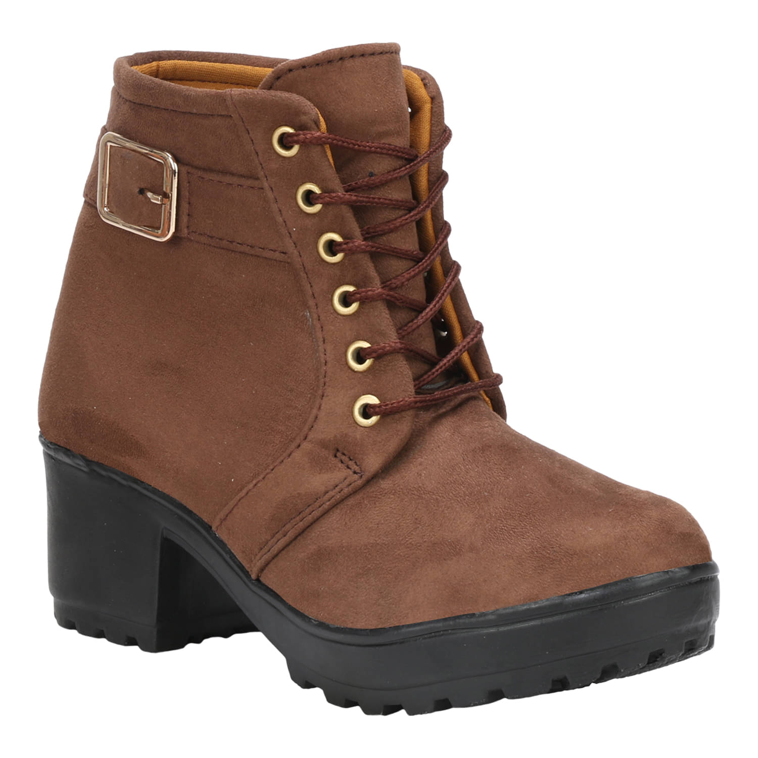     			Saheb - Brown Women's Ankle Length Boots