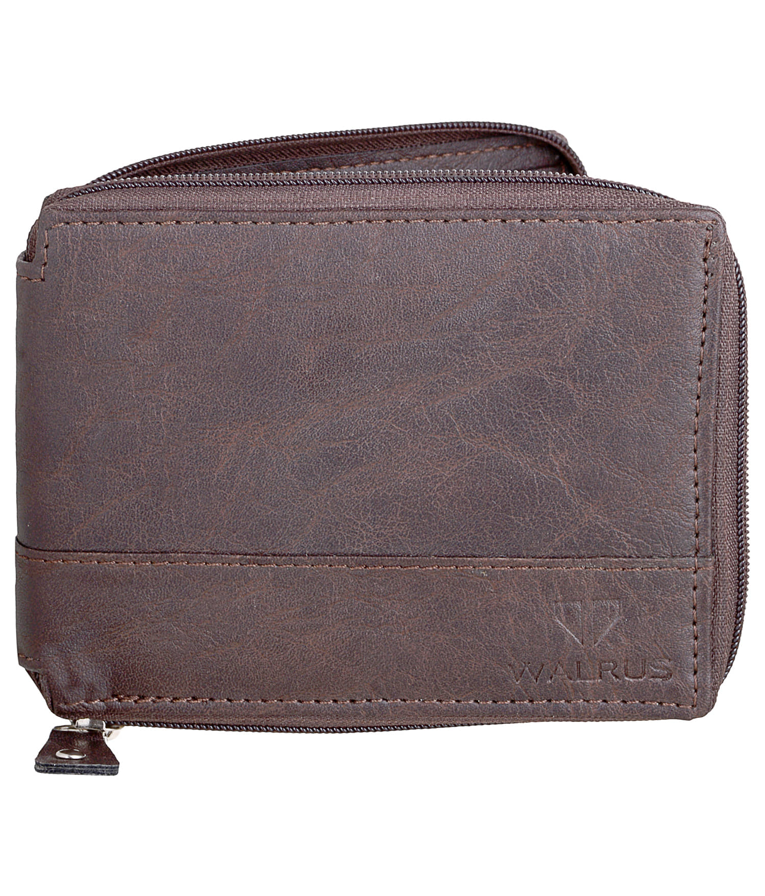 Walrus - Brown Faux Leather Men's Regular Wallet ( Pack of 1 ) - Handbags | Buy online on ZillyBuy