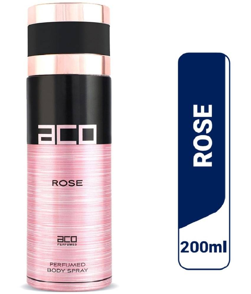 aco perfumes - ROSE Perfumed Body Spray 200ml Perfume Body Spray for Women 200 ml ( Pack of 1 ) aco perfumes - ROSE Perfumed Body Spray 200ml Perfume Body Spray for Women 200 ml ( Pack of 1 )