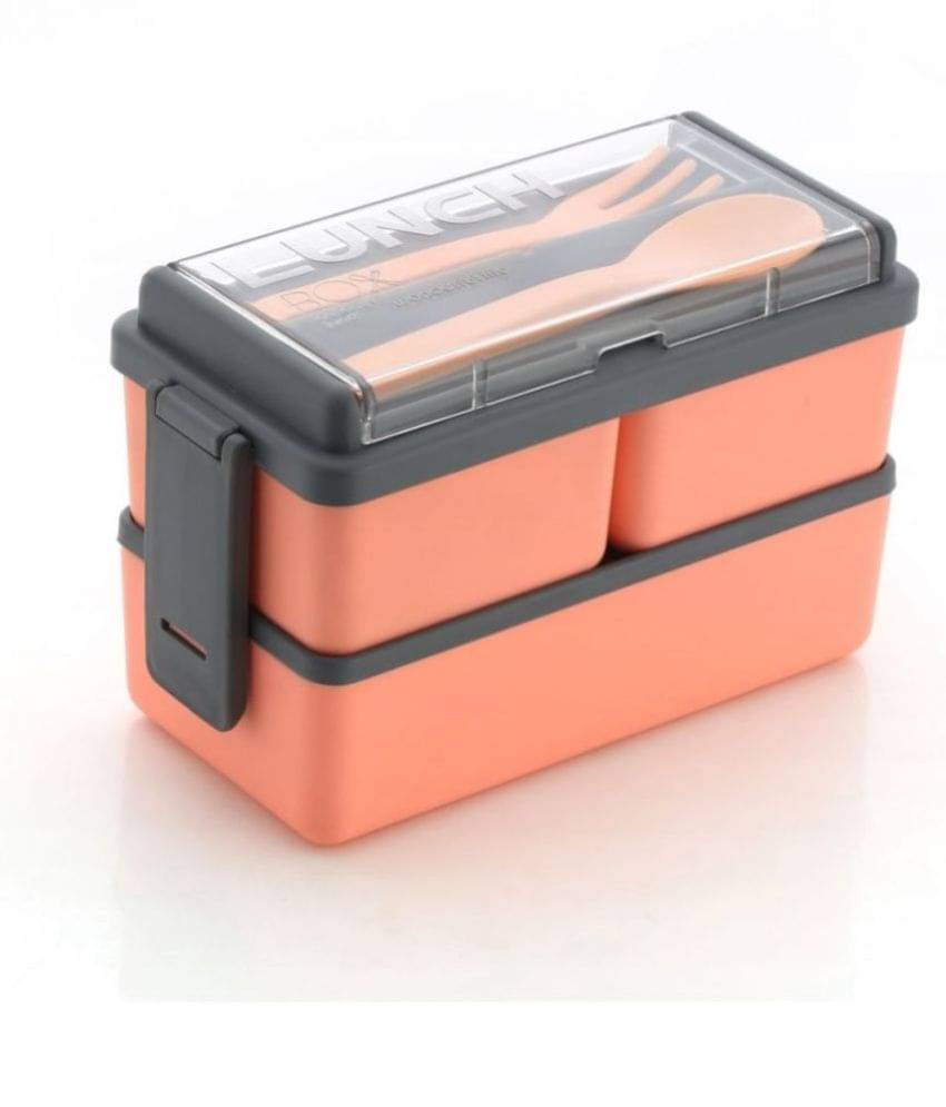     			iview kitchenware - Kids/College/Office Plastic Lunch Box 3 - Container ( Pack of 1 )