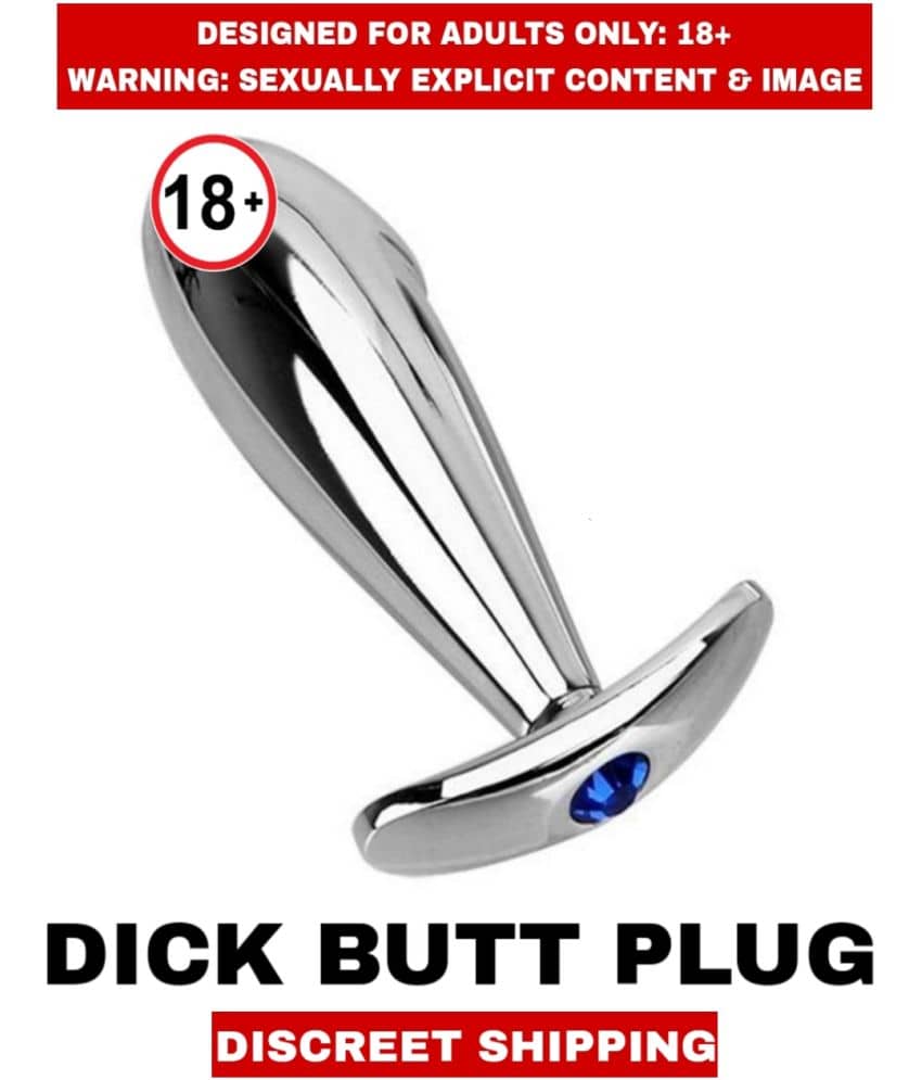 ADULT SEX TOYS  DICK BUTT SMOOTH STAINLESS STEEL PLUG For UNISEX