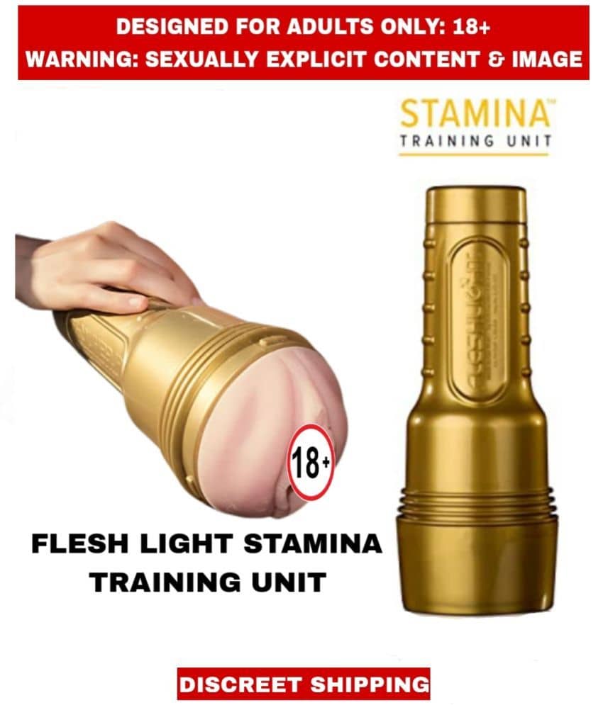 ADULT SEX TOYS REAL PUSSY MASTURBATOR STAMINA TRAING UNIT FLESH LIGHT For Men