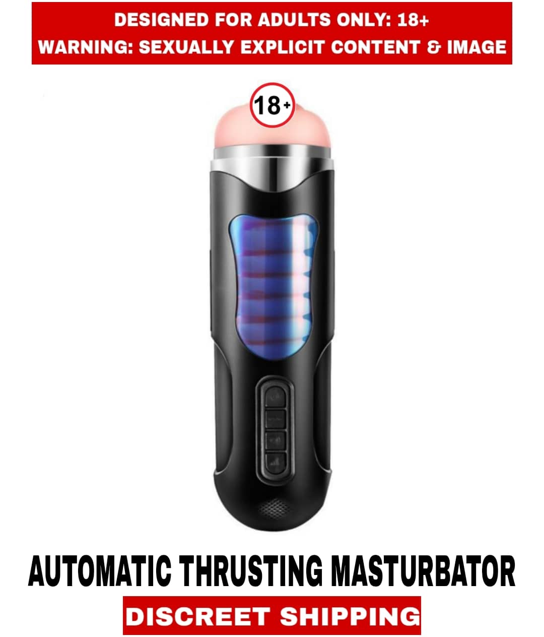 ADULT SEX TOYS XXOO AUTOMATIC Flashlights THRUSTING MASTURBATOR  For MEN