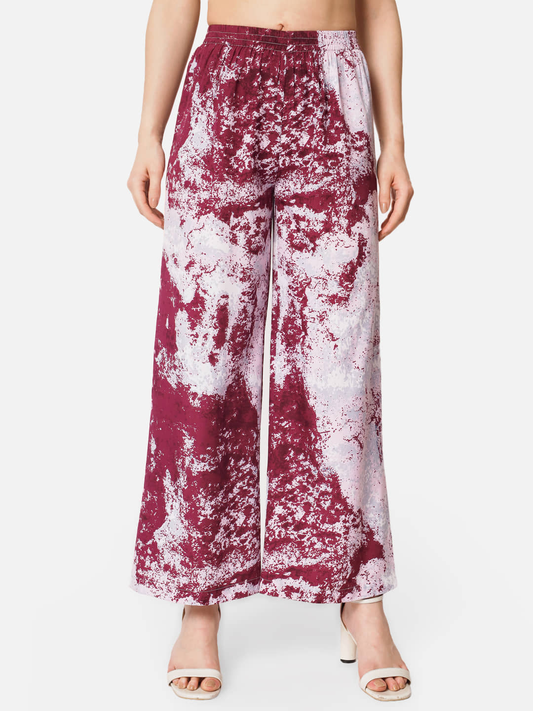 ALL WAYS YOU - Multicolor Crepe Straight Women's Palazzos ( Pack of 1 )