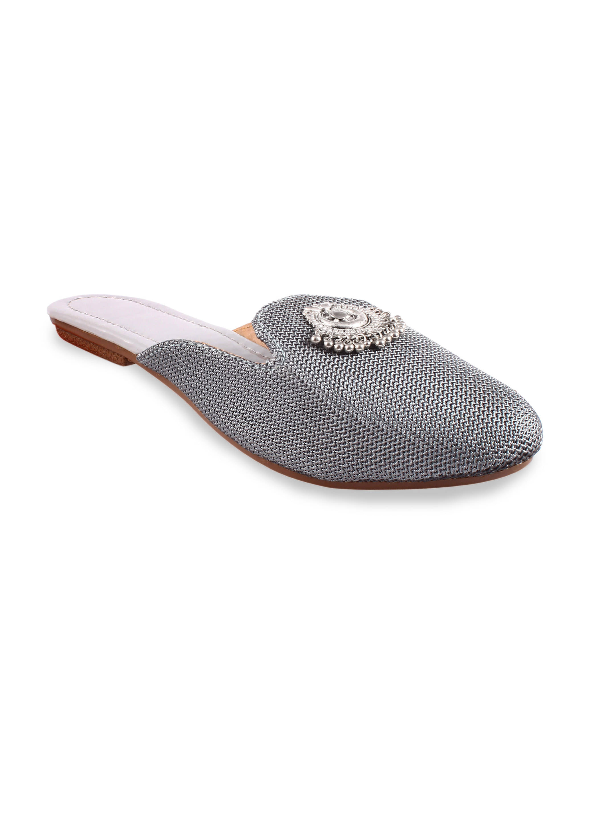     			Apratim - Gray Women's Mules