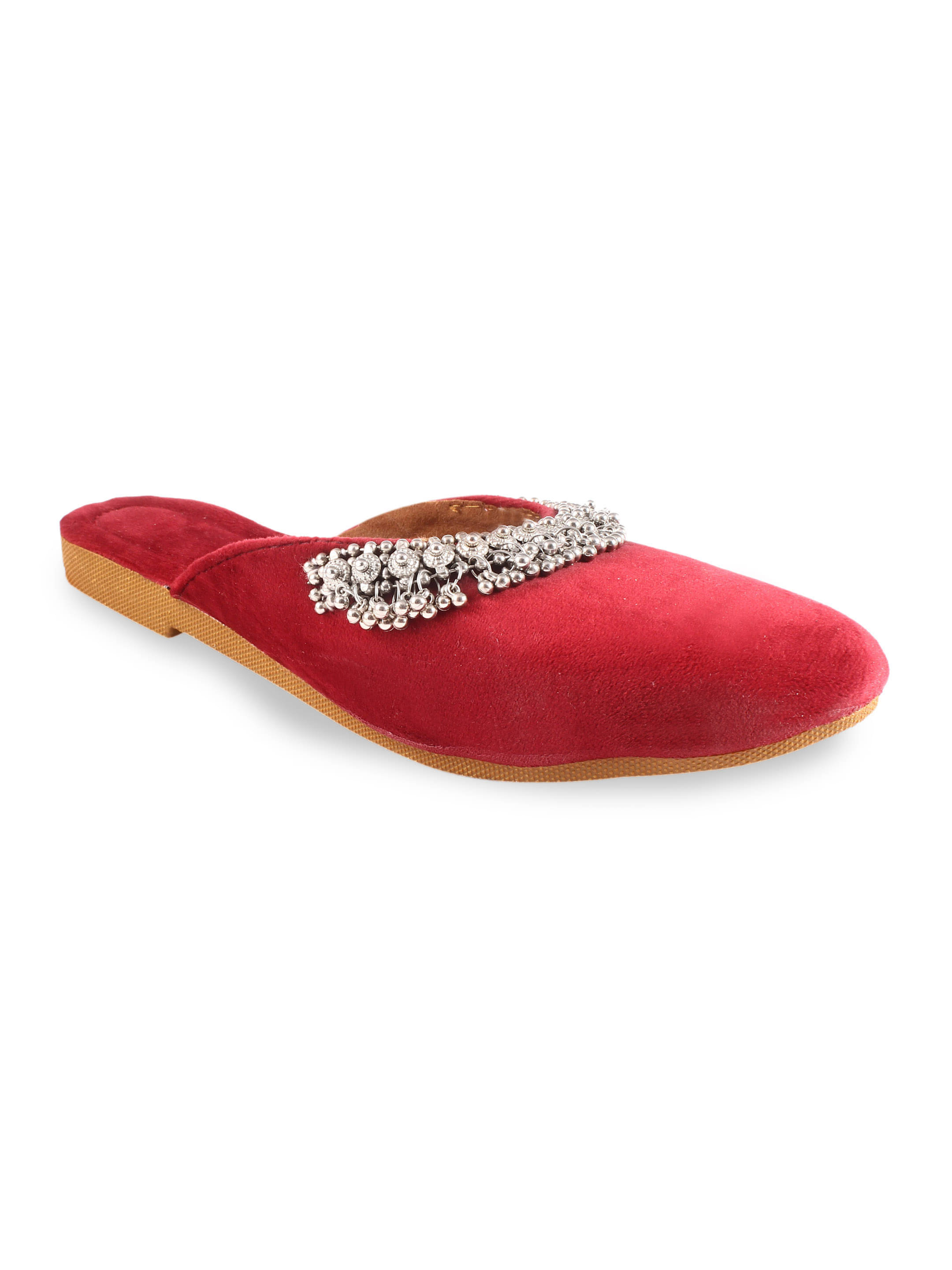     			Apratim - Red Women's Mules