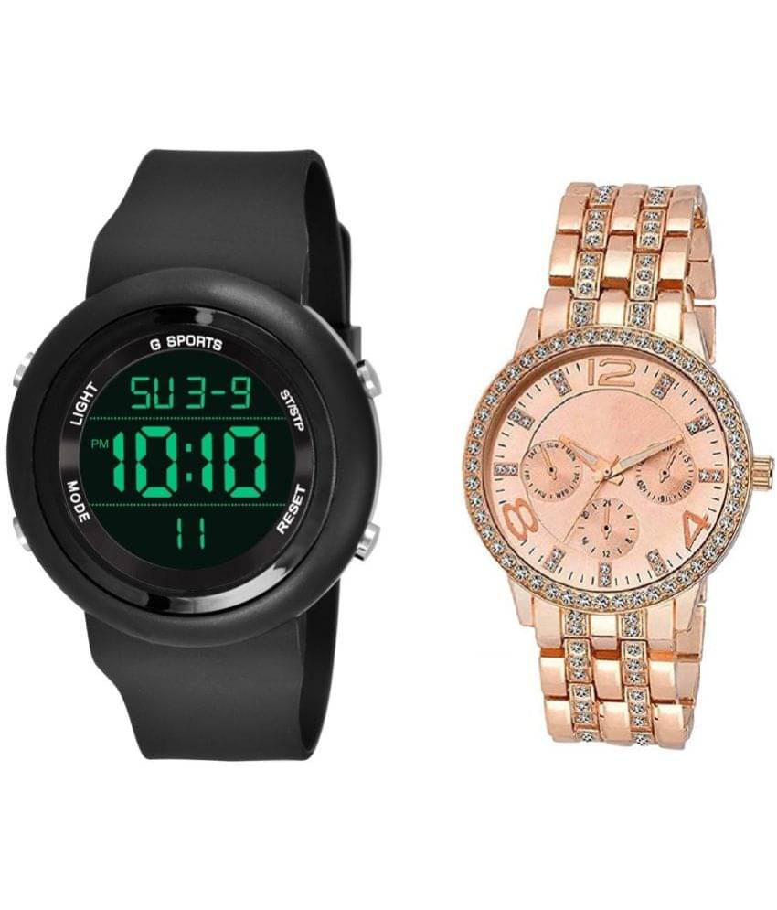    			Cosmic - Black Silicon Digital Men's Watch