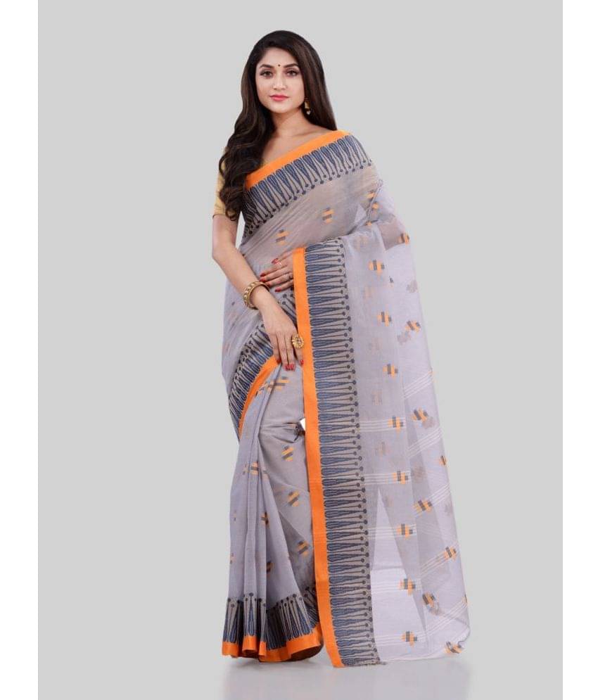 Desh Bidesh Cotton Printed Saree Without Blouse Piece ( Grey ) Desh Bidesh Cotton Printed Saree Without Blouse Piece ( Grey )