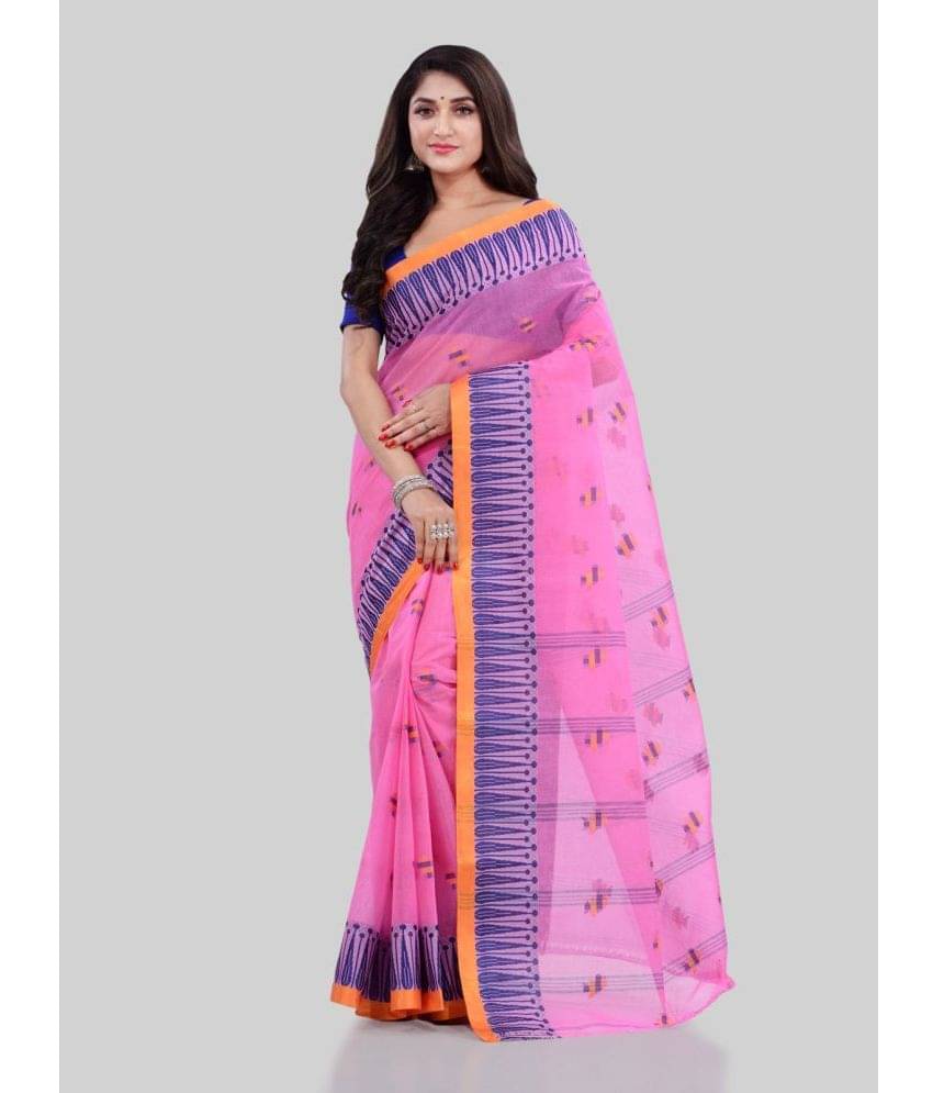 Desh Bidesh Cotton Printed Saree Without Blouse Piece ( Pink ) Desh Bidesh Cotton Printed Saree Without Blouse Piece ( Pink )