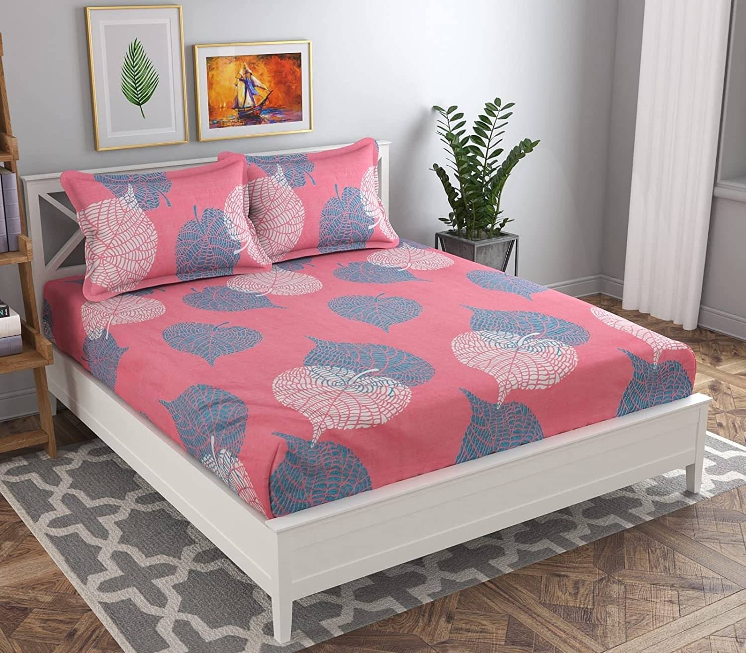 Home Solution Polyester Double Bedsheet ( Multicolor ) Home Solution Polyester Double Bedsheet ( Multicolor )