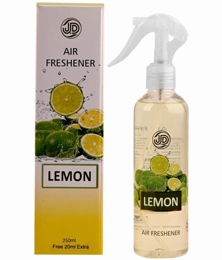 JD INTERNATIONAL Lemon Air Freshener Room Air Freshener A Wave of Freshness 250 ml (Pack of 1) JD INTERNATIONAL Lemon Air Freshener Room Air Freshener A Wave of Freshness 250 ml (Pack of 1)